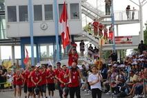 Einmarsch der Nationen.