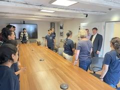 Herzliche Begrüßung durch den Oberbürgermeister