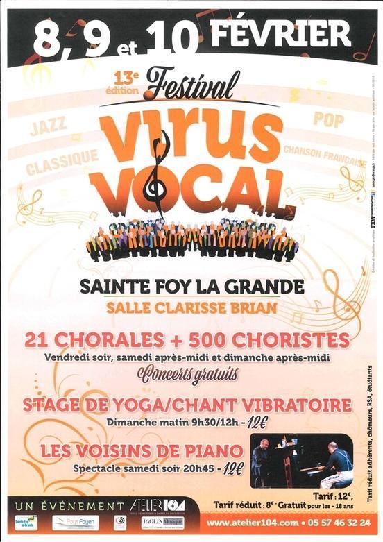 Jazzchor „JAMpression“ beim Chorfestival in Sainte-Foy-La-Grande 