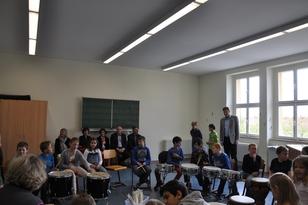 Trommelkurs der Wilhelm-Busch-Schule