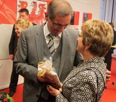 Oberbürgermeisterin gratuliert Matthias Platzeck