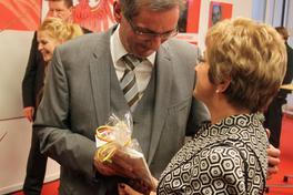 Oberbürgermeisterin gratuliert Matthias Platzeck 