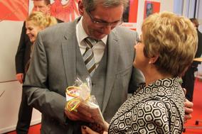 Oberbürgermeisterin gratuliert Matthias Platzeck 