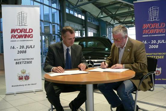 Brandenburger Mercedes-Benz Vertragspartner unterstützt Ruderer