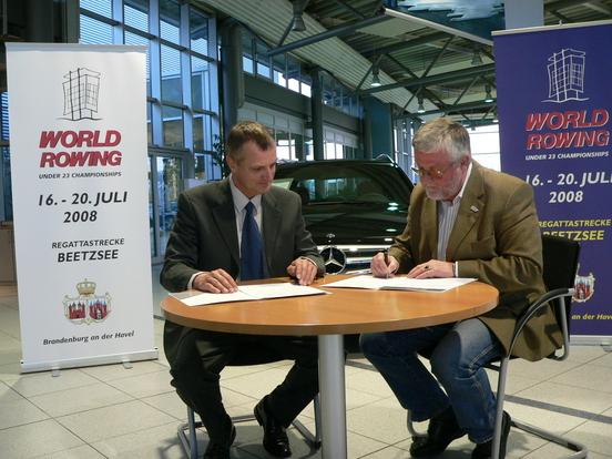 Brandenburger Mercedes-Benz Vertragspartner unterstützt Ruderer