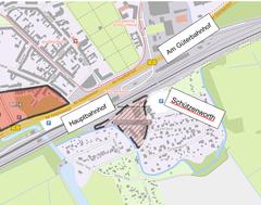 Die Karte für das Plangebiet