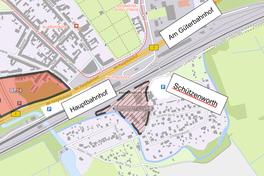 Die Karte für das Plangebiet