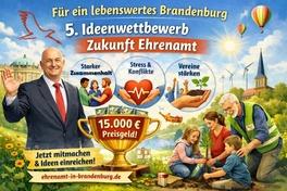 Symbolbild für Wettbewerb mit Pokal, Mann und Familie