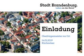 Oberbürgermeister vor Ort
