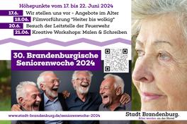 Plakat zur Seniorenwoche