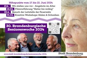 Plakat zur Seniorenwoche