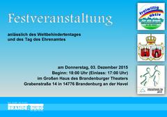 Festveranstaltung am 03.12.2015 im Brandenburger Theater