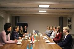 Mit Oberbürgermeisterin Dr. Dietlind Tiemann im Gespräch