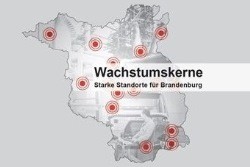 Karte mir den Wachstumskernen